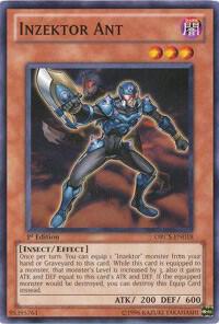 Inzektor Ant - Order of Chaos YuGiOh trading card