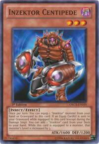 Inzektor Centipede - Order of Chaos (ORCS) #ORCS-EN019 - Common / Short Print YuGiOh Trading Card