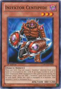 Inzektor Centipede - Order of Chaos YuGiOh trading card