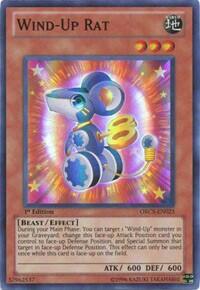 Wind-Up Rat - Order of Chaos (ORCS) #ORCS-EN023 - Super Rare YuGiOh Trading Card