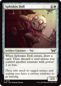 Splitskin Doll - Duskmourn: House of Horror (DSK) #33 - Uncommon Magic: The Gathering Trading Card