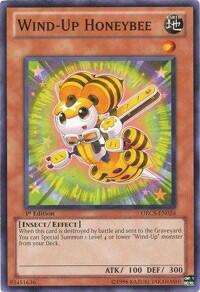 Wind-Up Honeybee - Order of Chaos (ORCS) #ORCS-EN024 - Common / Short Print YuGiOh Trading Card