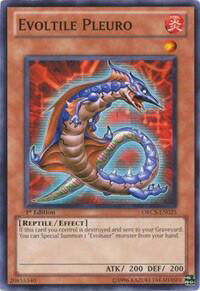 Evoltile Pleuro - Order of Chaos (ORCS) #ORCS-EN025 - Common / Short Print YuGiOh Trading Card