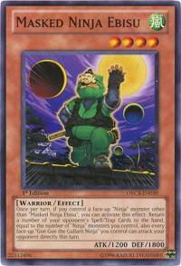Masked Ninja Ebisu - Order of Chaos (ORCS) #ORCS-EN030 - Common / Short Print YuGiOh Trading Card