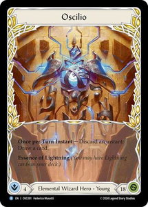 Oscilio - Blitz Deck: Rosetta - Oscilio (OSC) #OSC001 - Rare Flesh and Blood Trading Card