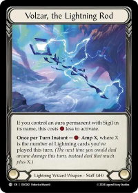 Volzar, the Lightning Rod - Blitz Deck: Rosetta - Oscilio (OSC) #OSC002 - Common Flesh and Blood Trading Card