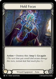 Hold Focus - Blitz Deck: Rosetta - Oscilio (OSC) #OSC005 - Common Flesh and Blood Trading Card