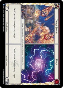 Comet Storm // Shock - Blitz Deck: Rosetta - Oscilio (OSC) #OSC013 - Rare Flesh and Blood Trading Card
