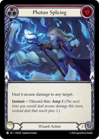 Photon Splicing (Red) - Blitz Deck: Rosetta - Oscilio (OSC) #OSC018 - Common Flesh and Blood Trading Card