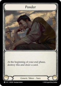 Ponder - Blitz Deck: Rosetta - Oscilio (OSC) #OSC029 - Token Flesh and Blood Trading Card