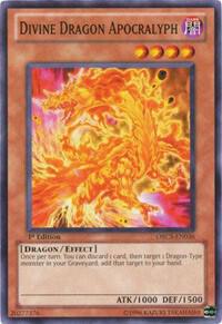 Divine Dragon Apocralyph - Order of Chaos YuGiOh trading card
