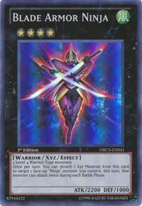 Blade Armor Ninja - Order of Chaos (ORCS) #ORCS-EN041 - Super Rare YuGiOh Trading Card