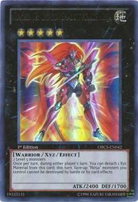 Number 12: Crimson Shadow Armor Ninja - Order of Chaos (ORCS) #ORCS-EN042 - Ultra Rare YuGiOh Trading Card