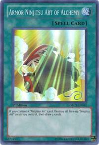 Armor Ninjitsu Art of Alchemy - Order of Chaos YuGiOh trading card