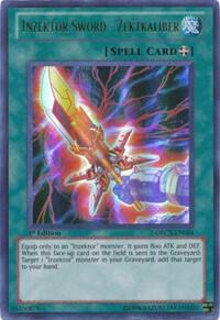 Inzektor Sword - Zektkaliber - Order of Chaos YuGiOh trading card