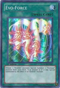 Evo-Force trading card from Order of Chaos Evo-Force - Order of Chaos YuGiOh trading card