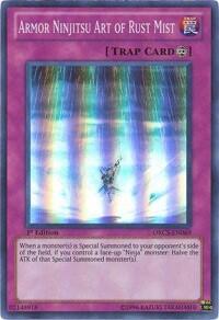 Armor Ninjitsu Art of Rust Mist - Order of Chaos (ORCS) #ORCS-EN069 - Super Rare YuGiOh Trading Card