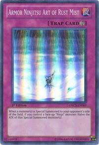 Armor Ninjitsu Art of Rust Mist - Order of Chaos (ORCS) #ORCS-EN069 - Super Rare YuGiOh Trading Card