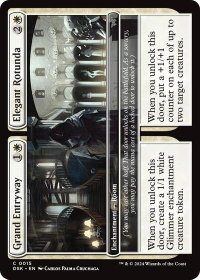 Grand Entryway // Elegant Rotunda (0015) - Duskmourn: House of Horror (DSK) #15 - Common Magic: The Gathering Trading Card