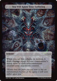 You Will Know True Suffering (Full Art) - Archenemy: Duskmourn (A:DSC) #363 - Common Magic: The Gathering Trading Card