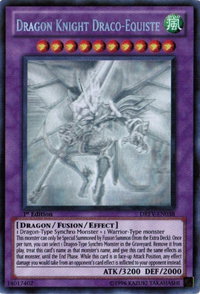 Dragon Knight Draco-Equiste (Ghost Rare) - Duelist Revolution (DREV) #DREV-EN038 - Ghost Rare YuGiOh Trading Card