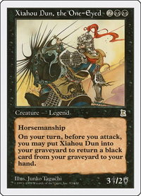 Xiahou Dun, the One-Eyed - Portal Three Kingdoms (PTK) #92 - Rare Magic: The Gathering Trading Card