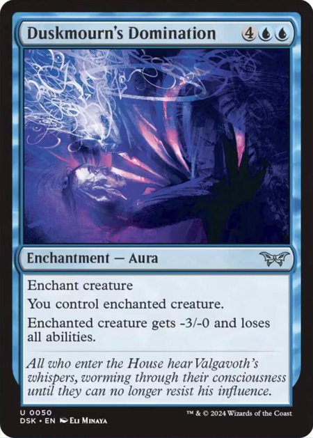 Duskmourn's Domination - Duskmourn: House of Horror Magic: The Gathering trading card
