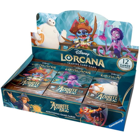 Disney Lorcana: Azurite Sea Booster Box trading card from Azurite Sea Disney Lorcana: Azurite Sea Booster Box - Azurite Sea Disney Lorcana trading card