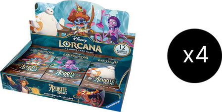 Disney Lorcana: Azurite Sea Booster Box Case trading card from Azurite Sea Disney Lorcana: Azurite Sea Booster Box Case - Azurite Sea Disney Lorcana trading card
