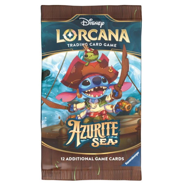 Disney Lorcana: Azurite Sea Booster Pack trading card from Azurite Sea Disney Lorcana: Azurite Sea Booster Pack - Azurite Sea Disney Lorcana trading card