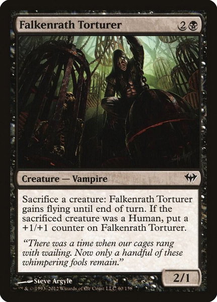 Falkenrath Torturer - Dark Ascension Magic: The Gathering trading card