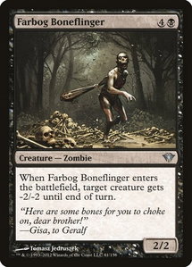 Farbog Boneflinger - Dark Ascension (DKA) #61 - Uncommon Magic: The Gathering Trading Card