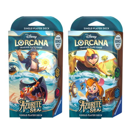 Disney Lorcana: Azurite Sea Starter Deck [Set of 2] - Azurite Sea Disney Lorcana trading card