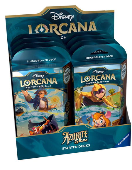 Disney Lorcana: Azurite Sea Starter Deck Display trading card from Azurite Sea Disney Lorcana: Azurite Sea Starter Deck Display - Azurite Sea Disney Lorcana trading card