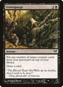 Gravepurge - Dark Ascension (DKA) #65 - Common Magic: The Gathering Trading Card