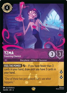 Yzma - Conniving Chemist - Azurite Sea (6) #56/204 - Legendary Disney Lorcana Trading Card