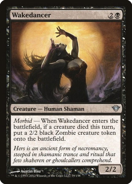 Wakedancer - Dark Ascension Magic: The Gathering trading card