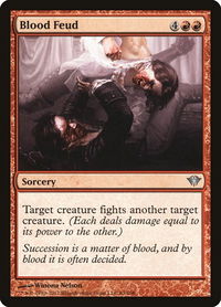 Blood Feud - Dark Ascension (DKA) #83 - Uncommon Magic: The Gathering Trading Card