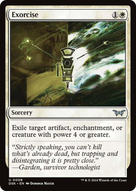 Exorcise - Duskmourn: House of Horror Magic: The Gathering trading card