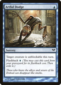 Artful Dodge - Dark Ascension (DKA) #27 - Common Magic: The Gathering Trading Card