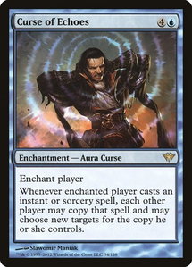 Curse of Echoes - Dark Ascension (DKA) #34 - Rare Magic: The Gathering Trading Card