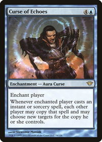 Curse of Echoes - Dark Ascension (DKA) #34 - Rare Magic: The Gathering Trading Card