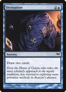 Divination - Dark Ascension (DKA) #35 - Common Magic: The Gathering Trading Card