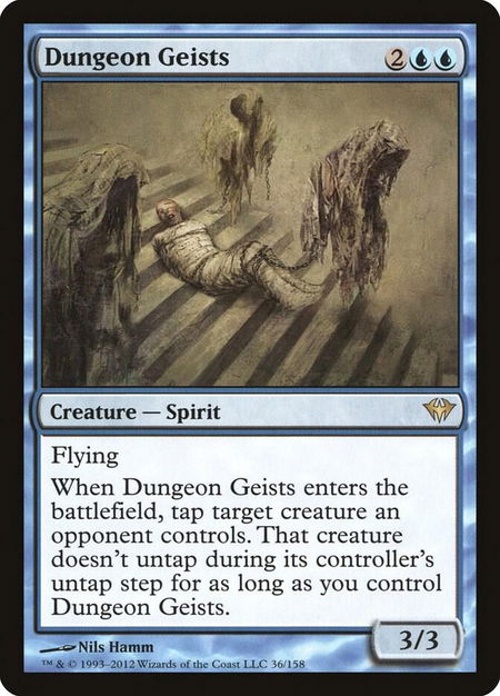 Dungeon Geists trading card from Dark Ascension Dungeon Geists - Dark Ascension Magic: The Gathering trading card