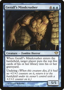 Geralf's Mindcrusher - Dark Ascension (DKA) #37 - Rare Magic: The Gathering Trading Card