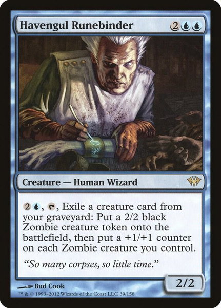 Havengul Runebinder trading card from Dark Ascension Havengul Runebinder - Dark Ascension Magic: The Gathering trading card