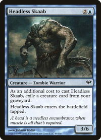 Headless Skaab - Dark Ascension (DKA) #40 - Common Magic: The Gathering Trading Card