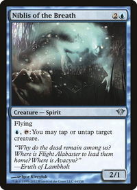 Niblis of the Breath - Dark Ascension (DKA) #44 - Uncommon Magic: The Gathering Trading Card