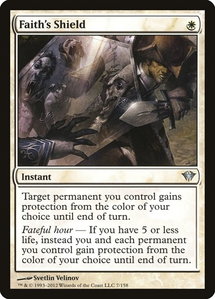 Faith's Shield - Dark Ascension (DKA) #7 - Uncommon Magic: The Gathering Trading Card