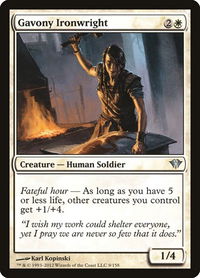 Gavony Ironwright - Dark Ascension (DKA) #9 - Uncommon Magic: The Gathering Trading Card